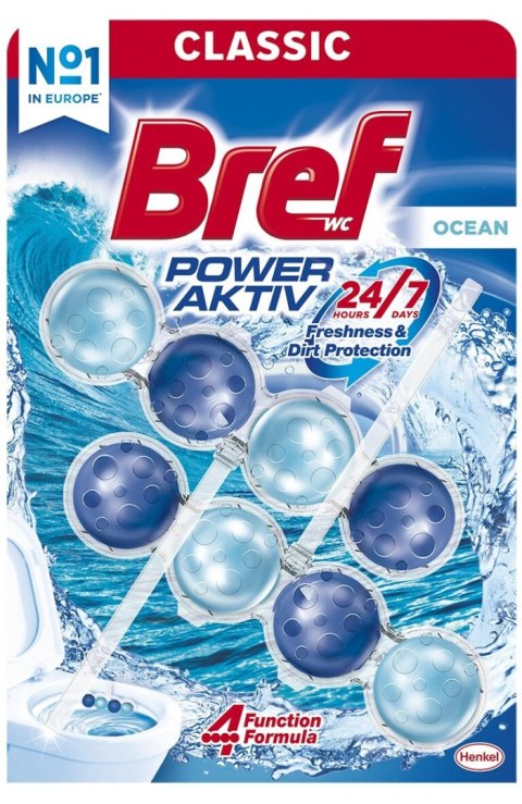 BREF Zawieszka WC POWER AKTIV 2x50g Ocean barwiące 93698 BREF Zawieszka WC POWER AKTIV 2x50g Ocean barwiące 93698