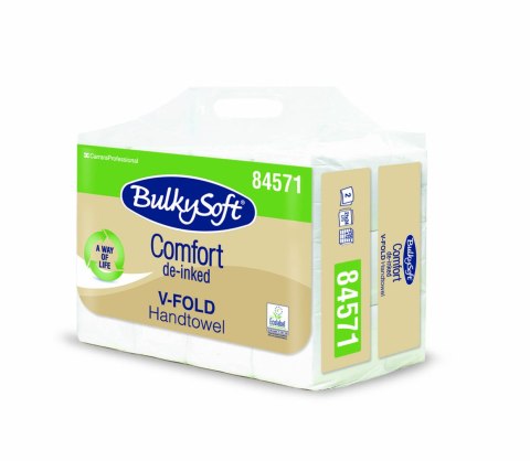 BulkySoft Comfort de-inked EKOLOGICZNY ręcznik papierowy składany classic typu ZZ, V 84571 BulkySoft Comfort de-inked EKOLOGICZNY ręcznik papierowy składany classic typu ZZ, V 84571