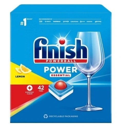 FINISH Tabletki do zmywarki POWER Essential Cytrynowy 42 szt. 11346 FINISH Tabletki do zmywarki POWER Essential Cytrynowy 42 szt. 11346