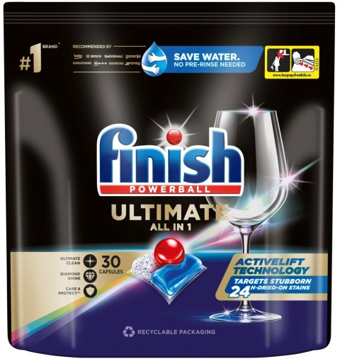 FINISH Tabletki do zmywarki ULTIMATE Regularny 30 szt. 01071 FINISH Tabletki do zmywarki ULTIMATE Regularny 30 szt. 01071