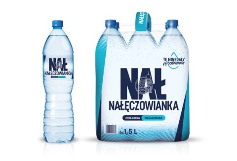 Woda NAŁĘCZOWIANKA niegazowana 1.5L butelka PET zgrzewka 6 szt. Woda NAŁĘCZOWIANKA niegazowana 1.5L butelka PET zgrzewka 6 szt.