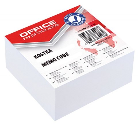 Kostka OFFICE PRODUCTS klejona, 85x85x40mm, biała Kostka OFFICE PRODUCTS klejona, 85x85x40mm, biała