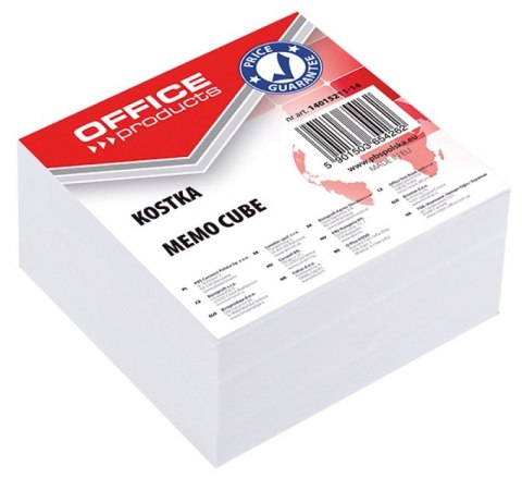 Kostka OFFICE PRODUCTS nieklejona, 85x85x40mm, biała Kostka OFFICE PRODUCTS nieklejona, 85x85x40mm, biała