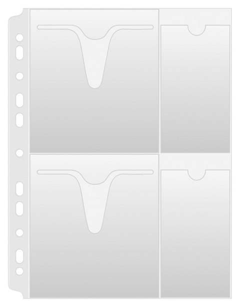 Koszulki na płyty CD/DVD DONAU, PP, A4, groszkowe, 160mikr. Koszulki na płyty CD/DVD DONAU, PP, A4, groszkowe, 160mikr.