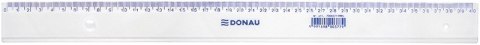 Linijka DONAU, 40cm, transparentna Linijka DONAU, 40cm, transparentna