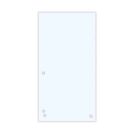 Przekładki DONAU, karton, 1/3 A4, 235x105mm, 100szt., białe Przekładki DONAU, karton, 1/3 A4, 235x105mm, 100szt., białe