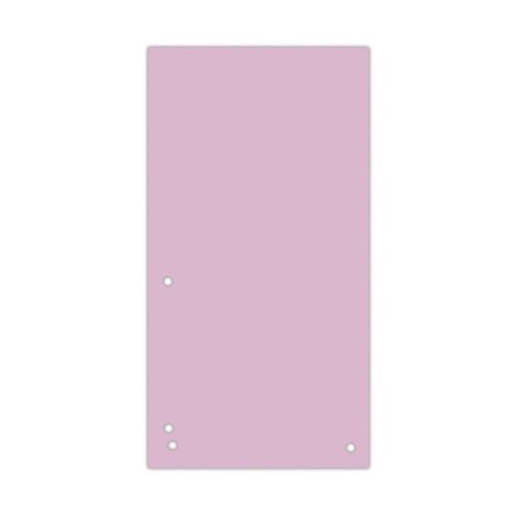 Przekładki DONAU, karton, 1/3 A4, 235x105mm, 100szt., jasnoróżowe Przekładki DONAU, karton, 1/3 A4, 235x105mm, 100szt., jasnoróżowe