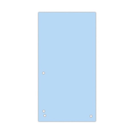 Przekładki DONAU, karton, 1/3 A4, 235x105mm, 100szt., niebieskie Przekładki DONAU, karton, 1/3 A4, 235x105mm, 100szt., niebieskie