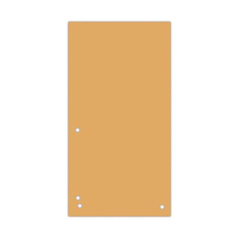 Przekładki DONAU, karton, 1/3 A4, 235x105mm, 100szt., pomarańczowe Przekładki DONAU, karton, 1/3 A4, 235x105mm, 100szt., pomarańczowe