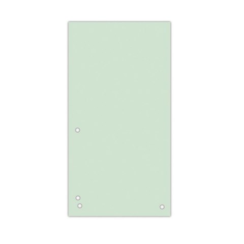 Przekładki DONAU, karton, 1/3 A4, 235x105mm, 100szt., zielone Przekładki DONAU, karton, 1/3 A4, 235x105mm, 100szt., zielone
