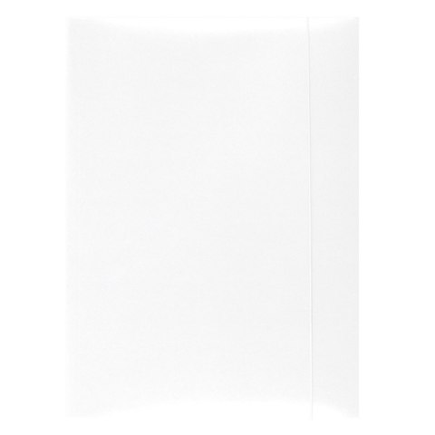 Teczka z gumką OFFICE PRODUCTS, karton, A4, 300gsm, 3-skrz., biała Teczka z gumką OFFICE PRODUCTS, karton, A4, 300gsm, 3-skrz., biała