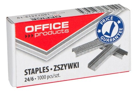 Zszywki OFFICE PRODUCTS, 24/6, 1000szt. Zszywki OFFICE PRODUCTS, 24/6, 1000szt.