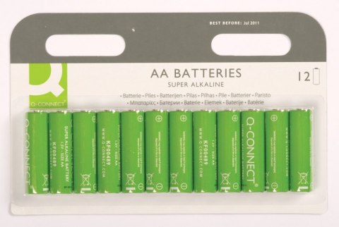 Baterie super-alkaliczne Q-CONNECT AA, LR06, 1,5V, 12szt. Baterie super-alkaliczne Q-CONNECT AA, LR06, 1,5V, 12szt.