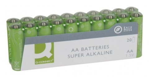 Baterie super-alkaliczne Q-CONNECT AA, LR06, 1,5V, 20szt. Baterie super-alkaliczne Q-CONNECT AA, LR06, 1,5V, 20szt.
