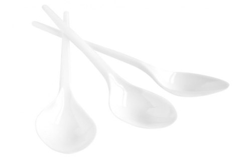 Łyżka plastikowa OFFICE PRODUCTS, 17cm, 100 szt., biała Łyżka plastikowa OFFICE PRODUCTS, 17cm, 100 szt., biała