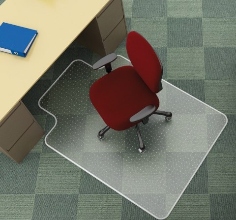 Mata pod krzesło Q-CONNECT, na dywany, 120x90cm, kształt T Mata pod krzesło Q-CONNECT, na dywany, 120x90cm, kształt T
