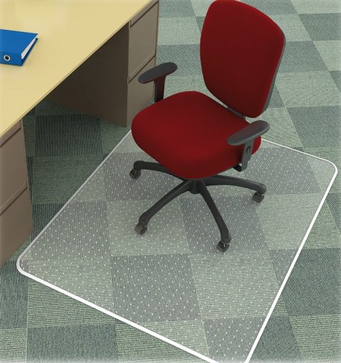 Mata pod krzesło Q-CONNECT, na dywany, 120x90cm, prostokątna Mata pod krzesło Q-CONNECT, na dywany, 120x90cm, prostokątna