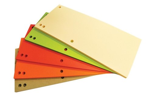 Przekładki OFFICE PRODUCTS, karton, 1/3 A4, 235x105mm, 100szt., mix kolorów Przekładki OFFICE PRODUCTS, karton, 1/3 A4, 235x105mm, 100szt., mix kolorów