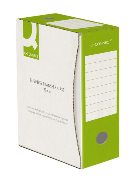 Pudło archiwizacyjne Q-CONNECT, karton, A4/120mm, zielone Pudło archiwizacyjne Q-CONNECT, karton, A4/120mm, zielone