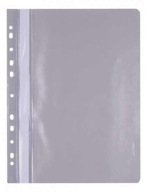 Skoroszyt OFFICE PRODUCTS, PP, A4, miękki, 100/170mikr., wpinany, szary Skoroszyt OFFICE PRODUCTS, PP, A4, miękki, 100/170mikr., wpinany, szary