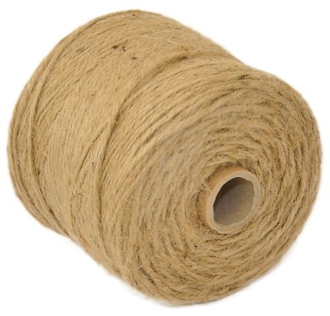 Szpagat jutowy Q-CONNECT, 500g, 250m, brązowy Szpagat jutowy Q-CONNECT, 500g, 250m, brązowy