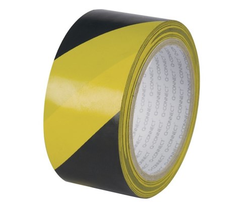 Taśma ostrzegawcza Q-CONNECT, 48mm, 20m, czarno-żółta Taśma ostrzegawcza Q-CONNECT, 48mm, 20m, czarno-żółta