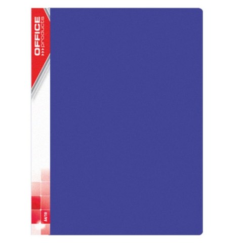 Teczka ofertowa OFFICE PRODUCTS, PP, A4, 620mikr., 30 koszulek, niebieska Teczka ofertowa OFFICE PRODUCTS, PP, A4, 620mikr., 30 koszulek, niebieska