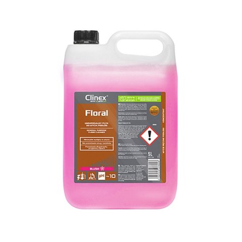 Uniwersalny płyn CLINEX Floral, do mycia podłóg, Blush, 5l Uniwersalny płyn CLINEX Floral, do mycia podłóg, Blush, 5l
