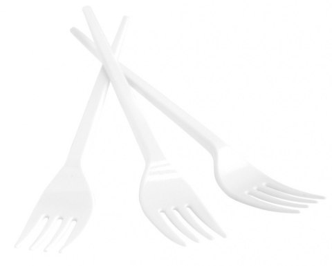 Widelec plastikowy OFFICE PRODUCTS, 17cm, 100szt., biały Widelec plastikowy OFFICE PRODUCTS, 17cm, 100szt., biały