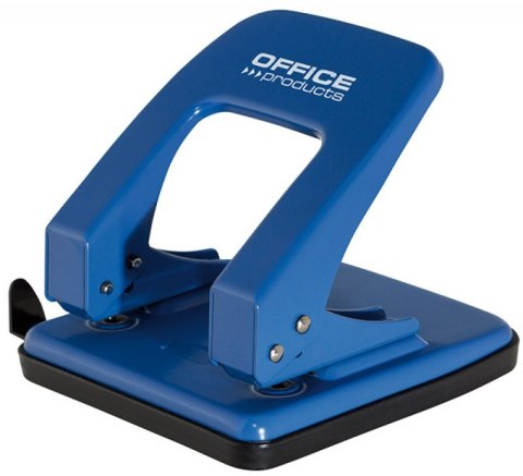 Dziurkacz OFFICE PRODUCTS, dziurkuje do 40 kartek, metal, niebieski Dziurkacz OFFICE PRODUCTS, dziurkuje do 40 kartek, metal, niebieski