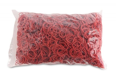 Gumki recepturki OFFICE PRODUCTS, średnica 25mm, 1,5x1,5mm, 60% kauczuku, 1000g, zgrzewka, czerwone Gumki recepturki OFFICE PRODUCTS, średnica 25mm, 1,5x1,5mm, 60% kauczuku, 1000g, zgrzewka, czerwone