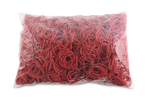 Gumki recepturki OFFICE PRODUCTS, średnica 30mm, 1,5x1,5mm, 60% kauczuku, 1000g, zgrzewka, czerwone Gumki recepturki OFFICE PRODUCTS, średnica 30mm, 1,5x1,5mm, 60% kauczuku, 1000g, zgrzewka, czerwone