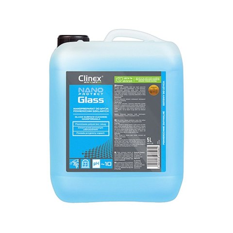 Preparat CLINEX Nano Protect Glass, do mycia szyb, 5l Preparat CLINEX Nano Protect Glass, do mycia szyb, 5l