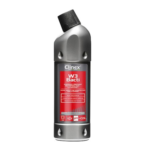 Preparat CLINEX W3 Bacti, dezynfekująco-czyszczący, 1l Preparat CLINEX W3 Bacti, dezynfekująco-czyszczący, 1l