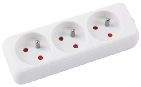 Przedłużacz OFFICE PRODUCTS, 3 gniazda, 5m, z uziemieniem, biały Przedłużacz OFFICE PRODUCTS, 3 gniazda, 5m, z uziemieniem, biały