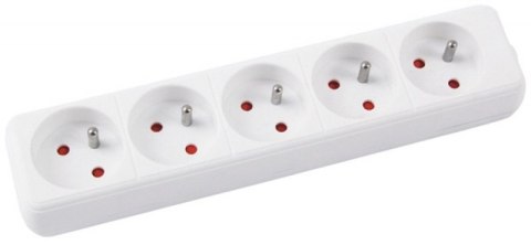 Przedłużacz OFFICE PRODUCTS, 5 gniazd, 1,5m, z uziemieniem, biały Przedłużacz OFFICE PRODUCTS, 5 gniazd, 1,5m, z uziemieniem, biały