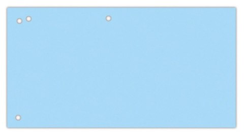 Przekładki OFFICE PRODUCTS, karton, 1/3 A4, 240x105mm, 100szt., niebieskie Przekładki OFFICE PRODUCTS, karton, 1/3 A4, 240x105mm, 100szt., niebieskie