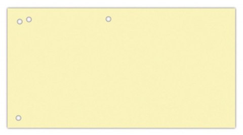 Przekładki OFFICE PRODUCTS, karton, 1/3 A4, 240x105mm, 100szt., żółte Przekładki OFFICE PRODUCTS, karton, 1/3 A4, 240x105mm, 100szt., żółte