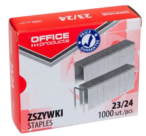 Zszywki OFFICE PRODUCTS, 23/24, 1000szt. Zszywki OFFICE PRODUCTS, 23/24, 1000szt.