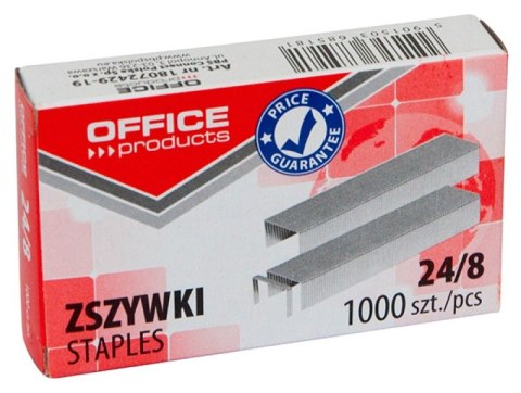 Zszywki OFFICE PRODUCTS, 24/8, 1000szt. Zszywki OFFICE PRODUCTS, 24/8, 1000szt.