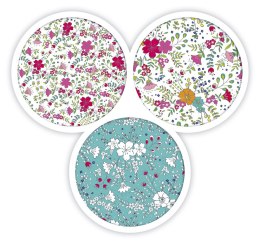 Kołonotatnik B5 60 kartek kratka/tagi Floral Oxford 400094955