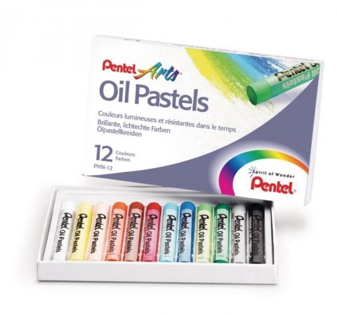 Pastele olejne 12 kolorów PHN-12 PENTEL Pastele olejne 12 kolorów PHN-12 PENTEL