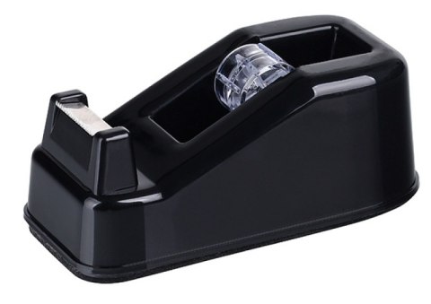 Dyspenser do taśm biurowych OFFICE PRODUCTS, 12,5x6,5x5,5 cm, czarny Dyspenser do taśm biurowych OFFICE PRODUCTS, 12,5x6,5x5,5 cm, czarny