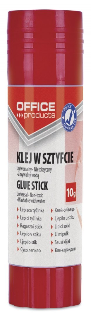 Klej w sztyfcie OFFICE PRODUCTS, PVA, 10g Klej w sztyfcie OFFICE PRODUCTS, PVA, 10g