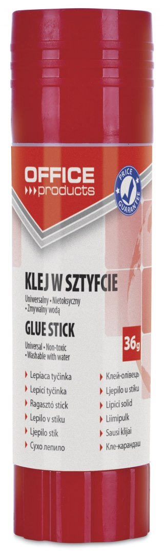 Klej w sztyfcie OFFICE PRODUCTS, PVA, 36g Klej w sztyfcie OFFICE PRODUCTS, PVA, 36g