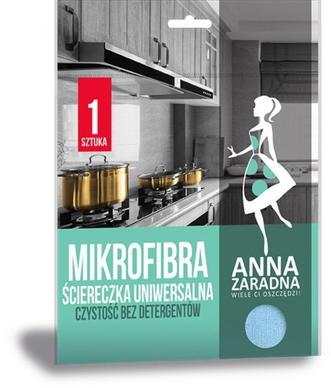 Mikrofibra ściereczka uniwersalna, ANNA ZARADNA, 1 szt., niebieski Mikrofibra ściereczka uniwersalna, ANNA ZARADNA, 1 szt., niebieski