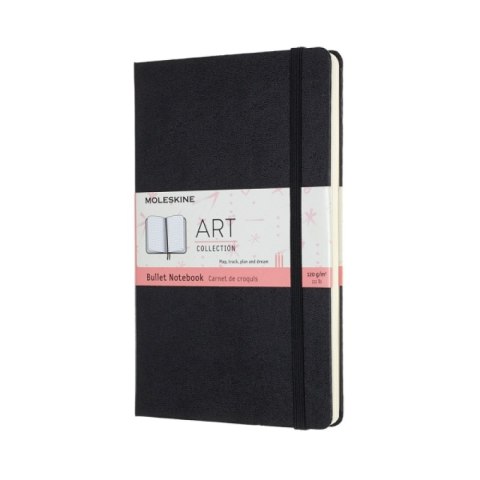 Notes MOLESKINE L (13x21cm) Art Bullet w kropki, twarda oprawa, 160 stron, czarny Notes MOLESKINE L (13x21cm) Art Bullet w kropki, twarda oprawa, 160 stron, czarny