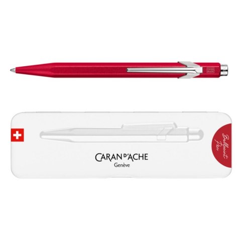 Długopis CARAN D'ACHE 849 Colormat-X, M, w pudełku, czerwony Długopis CARAN D'ACHE 849 Colormat-X, M, w pudełku, czerwony