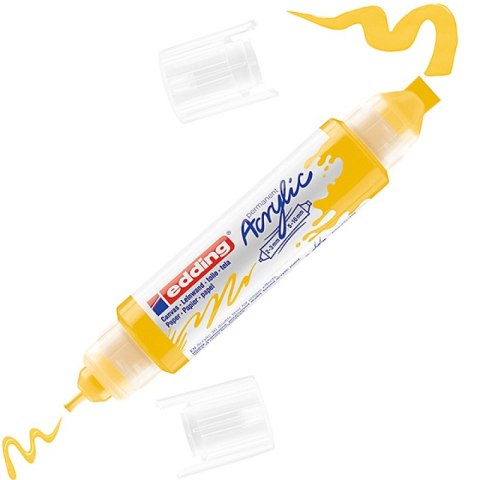 Marker akrylowy 3D e-5400 EDDING, podwójny, 2-3 mm, 5-10 mm, ciepły żółty Marker akrylowy 3D e-5400 EDDING, podwójny, 2-3 mm, 5-10 mm, ciepły żółty