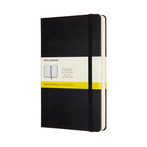 Notes MOLESKINE Classic L (13x21cm) w kratkę, twarda oprawa, 400 stron, czarny Notes MOLESKINE Classic L (13x21cm) w kratkę, twarda oprawa, 400 stron, czarny